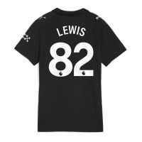 Maglia Calcio Manchester City Rico Lewis #82 Seconda Divisa Donna 2025-26 Manica Corta